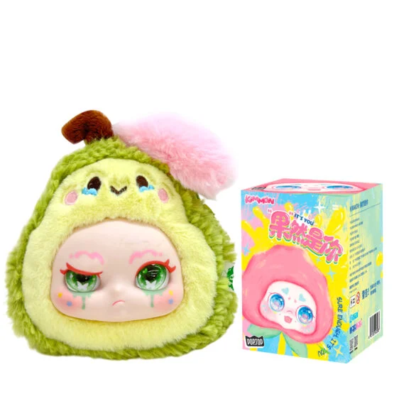 Колекційна мʼяка іграшка з кільцем POP TOP Kimmon – ПОТІШНІ ФРУКТИ (у дисп., в ас.)