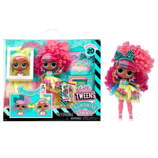 Ігровий набір з лялькою L.O.L. SURPRISE! Tweens серії “Surprise Swap” – КРІМПС КОРА (з аксес.)