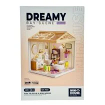 Конструктор-румбокс MINI HOUSE серії “Інтер’єр” – ВАННА КІМНАТА (світло)