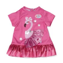 Одяг для ляльки BABY BORN – СУКНЯ З ФЛАМІНГО (43 см)
