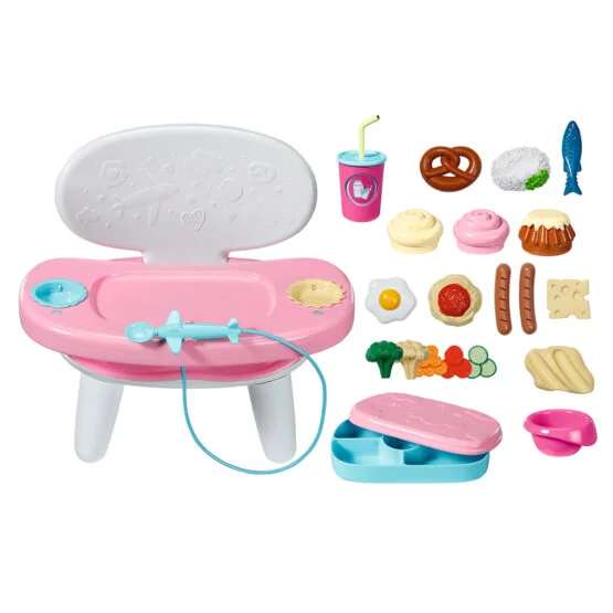 Інтерактивний столик для годування ляльки BABY BORN S2 – ЧАС ОБІДУ (світло, звук)