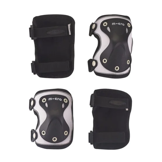 Захисний комплект налокітники та наколінники MICRO – ЧОРНИЙ (лік. 17-21 cm, кол. 25-31 cm, M)