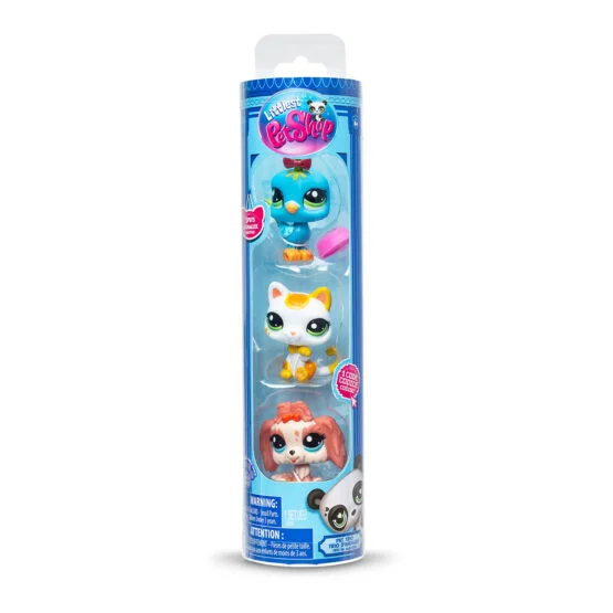 Ігровий набір LITTLEST PET SHOP – НАСТРІЙ МІСТА (3 фігурки, аксес.)