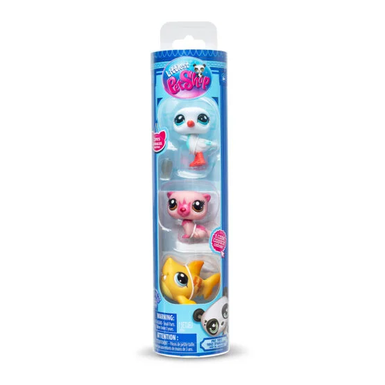 Ігровий набір LITTLEST PET SHOP – НАСТРІЙ ОСТРОВА (3 фігурки, аксес.)