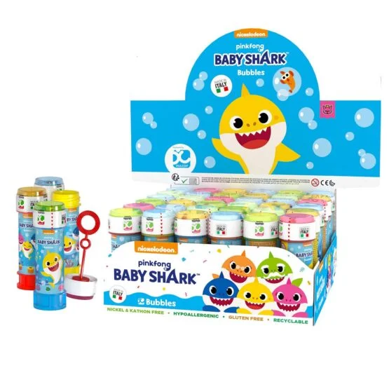 Мильні бульбашки – BABY SHARK (60 ml)