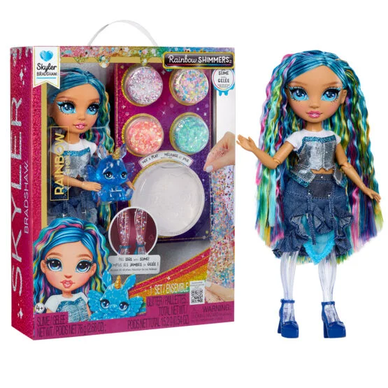 Ігровий набір з лялькою RAINBOW HIGH серії “Rainbow Shimmers” – СКАЙЛЕР (зі слаймом)