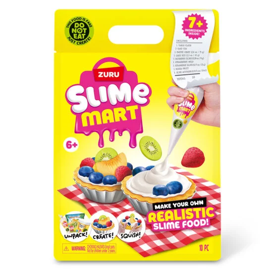 Ігровий набір зі слаймами SLIME MART серії “Shopping Bag” – ФРУКТОВИЙ ТАРТ