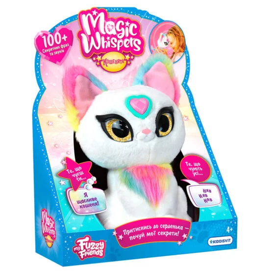 Інтерактивна іграшка MY FUZZY FRIENDS серії “Magic Whispers” – КОШЕНЯ ЛУНА