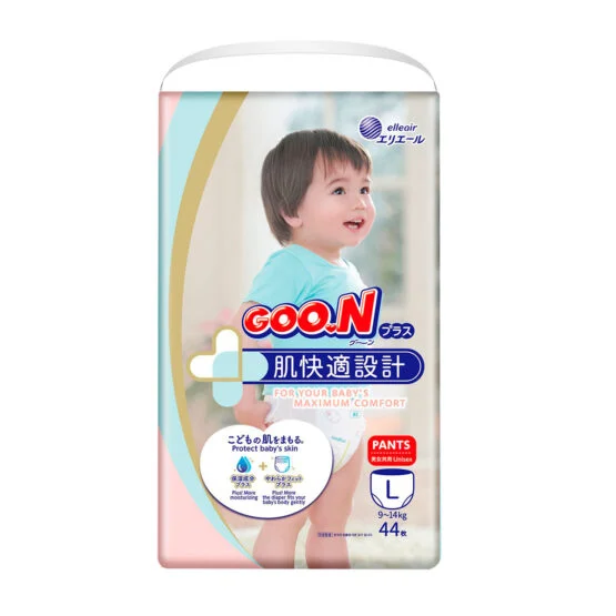 Підгузки GOO.N Plus для дітей 12-20 кг (розмір XL, на липучках, унісекс, 38 шт)