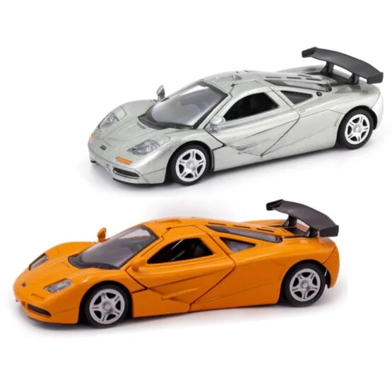 Автомодель – MCLAREN F1 1992 (сірий, помаранчевий)