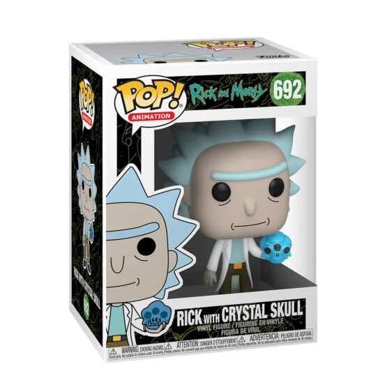 Ігрова фігурка FUNKO POP! серії “Рік і Морті” – РІК З КРИШТАЛЕВИМ ЧЕРЕПОМ