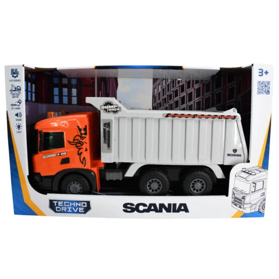 Автомодель серії “Super Big Truck” – САМОСКИД SCANIA (світло, звук)
