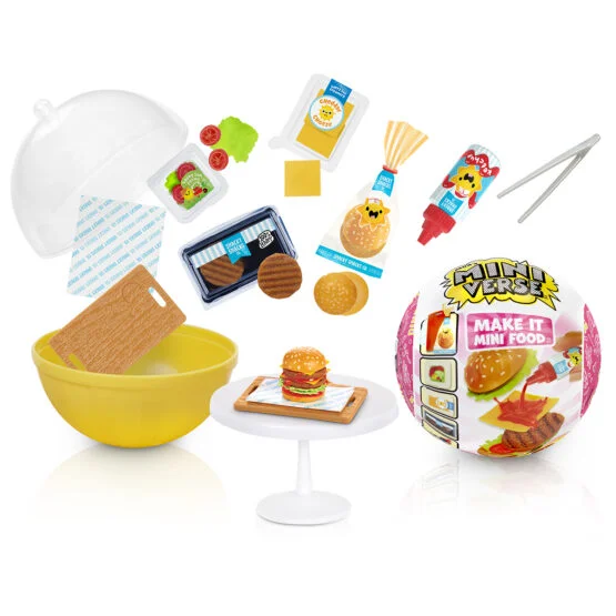 Ігровий набір MINIVERSE серії “Mini Food 3” – СТВОРИ ВЕЧЕРЮ (в асорт., в дисплеї)