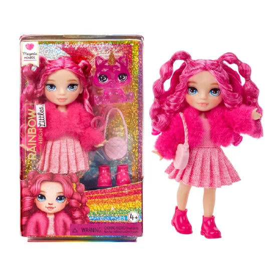 Ігровий набір з лялькою RAINBOW HIGH серії “Littles” – МАДЖЕНТА (з аксес.)