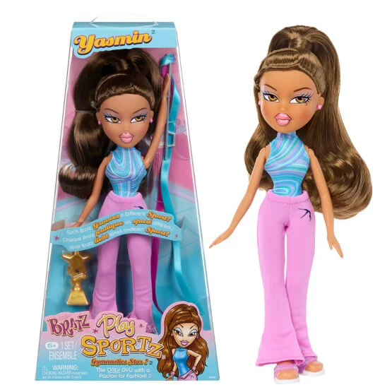 Ігровий набір BRATZ серії “Play Sportz” – ГІМНАСТКА ЯСМІН (з акс.)