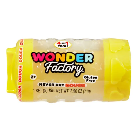 Маса для ліплення, що не засихає, WONDER FACTORY – СВІТ КОЛЬОРУ ТА ФОРМИ (в асорт., в дисп.)