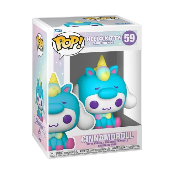 Ігрова фігурка FUNKO POP! серії “Sanrio: Hello Kitty” – СІННАМОРОЛЛ У КОСТЮМІ ЄДИНОРОГА