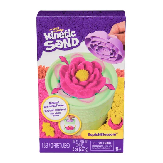 Набір піску для творчості – KINETIC SAND КАЗКОВІ КВІТИ (2 кольори, 227 g, аксес.)