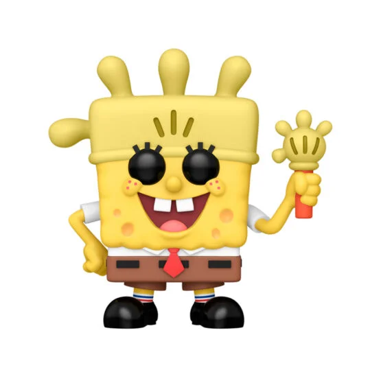 Ігрова фігурка FUNKO POP! серії “Губка Боб Квадратні Штани” – ГУБКА БОБ З РУКАВИЧКОЮ-ЛІХТАРИКОМ