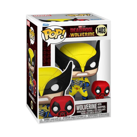 Набір ігрових фігурок FUNKO POP! серії “Дедпул 3” – РОСОМАХА З БЕБІПУЛОМ