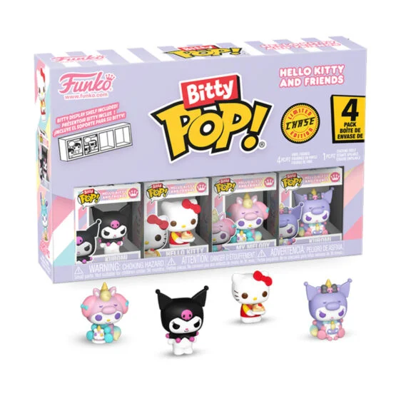 Набір ігрових фігурок BITTY POP! серії “Sanrio” – КУРОМІ (4 фігурки в ас.)