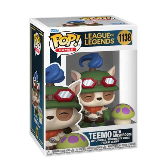 Набір ігрових фігурок FUNKO POP! серії “Ліга Легенд” – ТІМО З ОТРУЙНОЮ ПАСТКОЮ