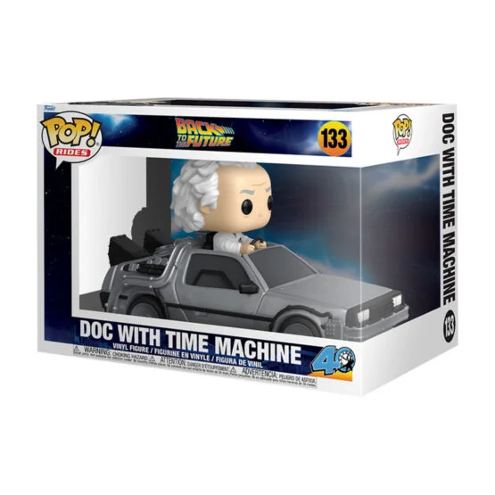 Ігрова фігурка FUNKO POP! Rides серії “Назад у майбутнє” – ДОК У МАШИНІ ЧАСУ