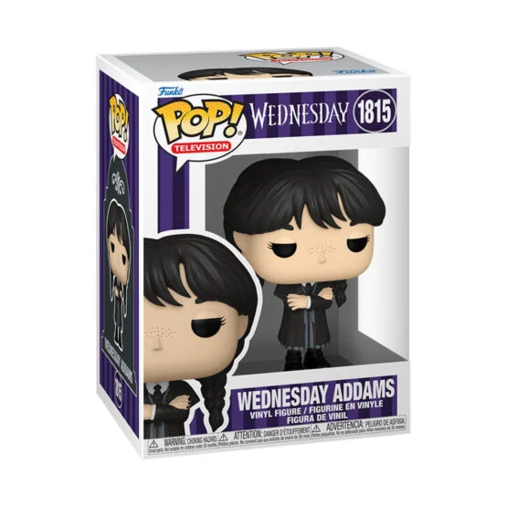 Ігрова фігурка FUNKO POP! серії “Венздей” – ВЕНЗДЕЙ (ЧОРНЕ ПАЛЬТО)