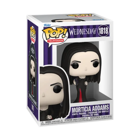 Ігрова фігурка FUNKO POP! серії “Венздей” – МОРТІША АДДАМС З КНИГОЮ ЗАКЛИНАНЬ
