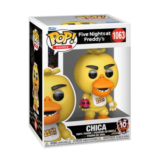 Ігрова фігурка FUNKO POP! серії “5 ночей у Фредді” – ЧІКА З МІСТЕРОМ КЕКСОМ