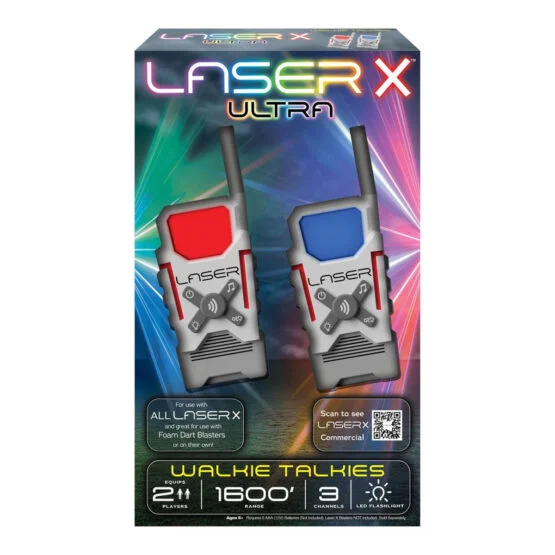 Набір іграшкових рацій – LASER X ULTRA ДЛЯ ДВОХ ГРАВЦІВ