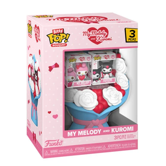 Набір ігрових фігурок BITTY POP! Bouquet серії “Sanrio” – МАЙ МЕЛОДІ ТА КУРОМІ