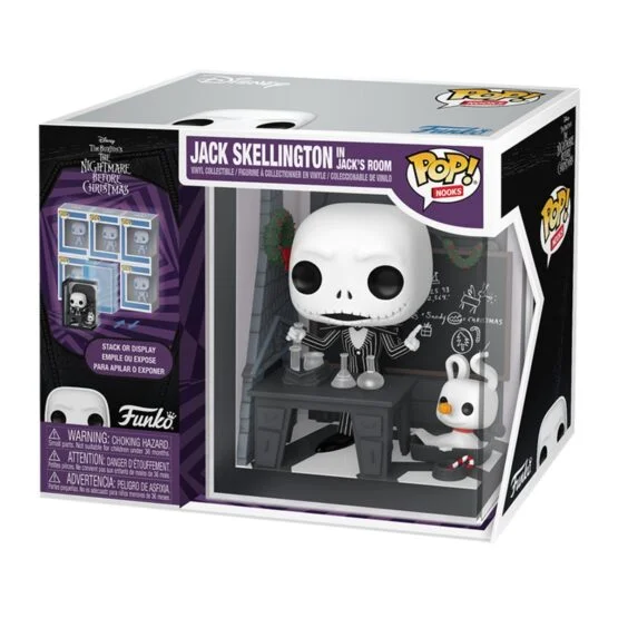 Ігрова фігурка FUNKO POP! NOOKS серії “Жах перед Різдвом ” – КІМНАТА ДЖЕКА СКЕЛЛІНГТОНА