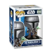 Ігрова фігурка FUNKO POP! серії “Мандалорець” – МАНДАЛОРЕЦЬ З ҐРОҐУ НА СПИНІ