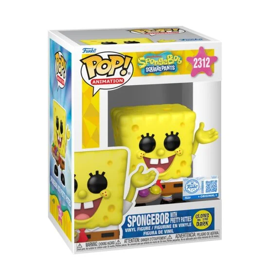 Ігрова фігурка FUNKO POP! серії “Губка Боб Квадратні Штани” – ГУБКА БОБ З КРАБСБУРГЕРАМИ (GW)