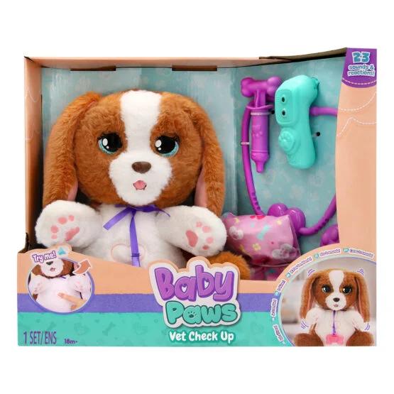 Інтерактивний ігровий набір BABY PAWS – ЦУЦЕНЯ У ВЕТЕРИНАРА (з аксес.)