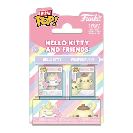 Набір ігрових фігурок BITTY POP! серії “Sanrio” – ХЕЛОУ КІТТІ ТА ПОМПОМПУРІН