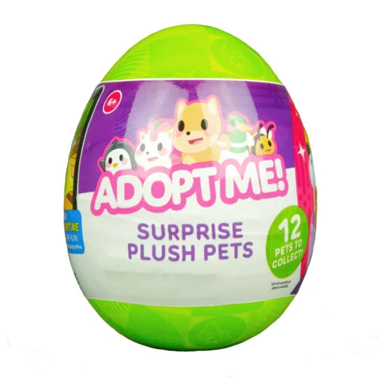 М’яка іграшка-сюрприз в яйці ADOPT ME! S2 – КУМЕДНІ ЗВІРЯТКА (12 видів, в асорт.)