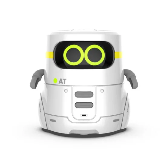 Розумний робот з сенсорним керуванням та навчальними картками – AT-ROBOT 2  (білий, озвуч.укр)
