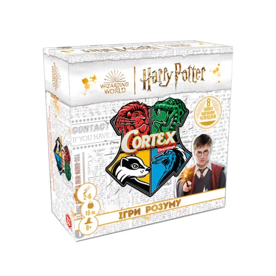 Настільна гра – CORTEX CHALLENGE ГАРРІ ПОТТЕР (90 карток, 24 фішки)