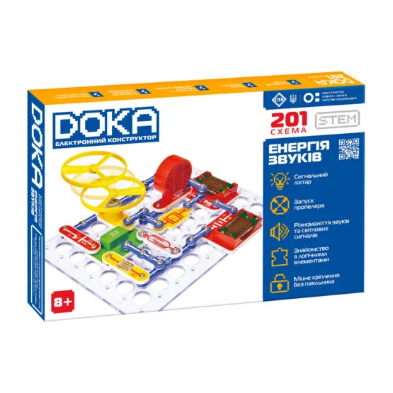 Конструктор електронний DOKA “201 СХЕМА”