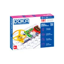Конструктор електронний DOKA “ПЕРШІ КРОКИ В ЕЛЕКТРОНІЦІ” (Набір А, 15 схем)