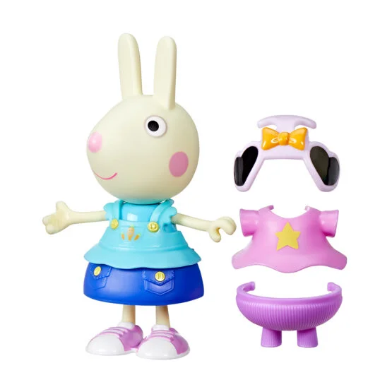 Ігровий набір PEPPA FIGURINES серії “Модна пригода” – ОДЯГНИ РЕБЕККУ
