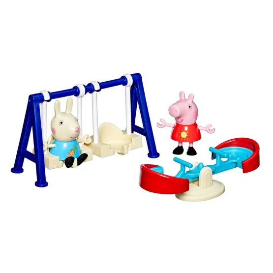 Ігровий набір PEPPA FIGURINES серії “Моменти з Пеппою” – ПРИГОДИ НА ГОЙДАЛКАХ