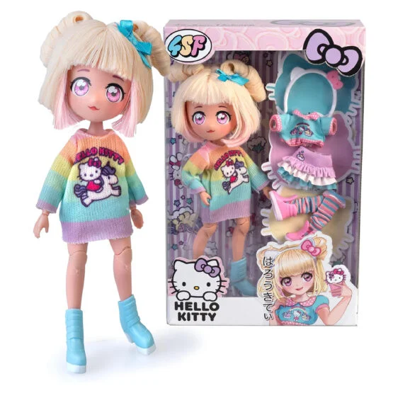 Ігровий набір 4SF MANGA DOLLS серії “Hello Kitty” – СТИЛЬНА ЦУКЕРОЧКА-ЄДИНОРІГ (з аксес.)