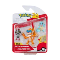 Набір ігрових фігурок POKEMON W18 – ПОНЬЯРД, СКВІРТЛ, МОНФЕРНО