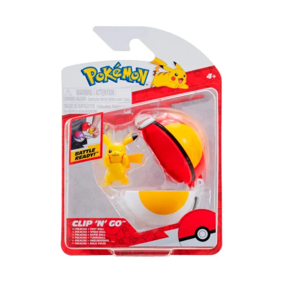 Ігровий набір POKEMON W16 – ПІКАЧУ В ПОКЕБОЛІ (ігрова фігурка, покебол)