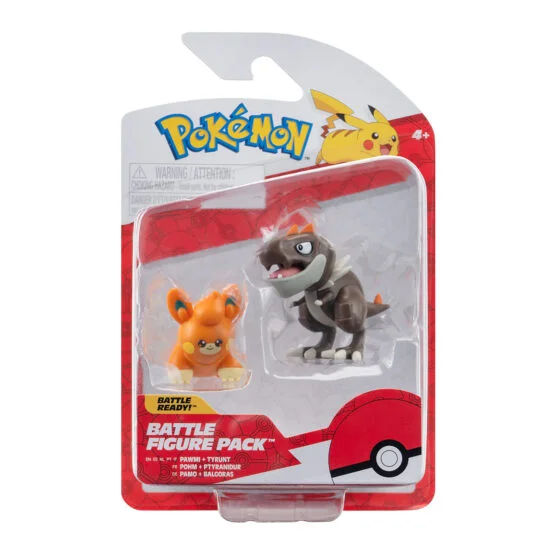 Набір ігрових фігурок POKEMON W17 – ТАЙРАНТ І ПАВМІ