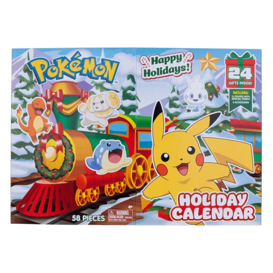 Набір ігрових фігурок POKEMON – АДВЕНТ-КАЛЕНДАР (16 ігрових фігурок, 8 аксесуарів)