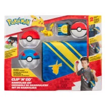 Ігровий набір POKEMON W5 – СПОРЯДЖЕННЯ ТРЕНЕРА ПІКАЧУ (2 покеболи, пояс, фігурка, сумка для м’ячів)